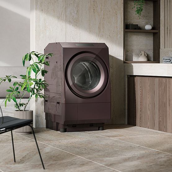 東芝ドラム式洗濯機ザブーンのイメージ図