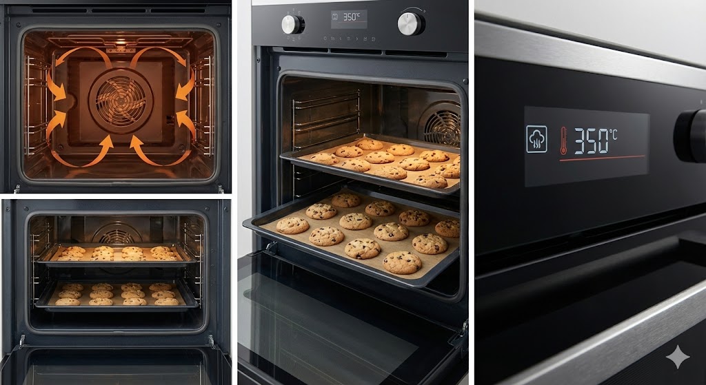 コンベクション機能や大容量、火力を説明