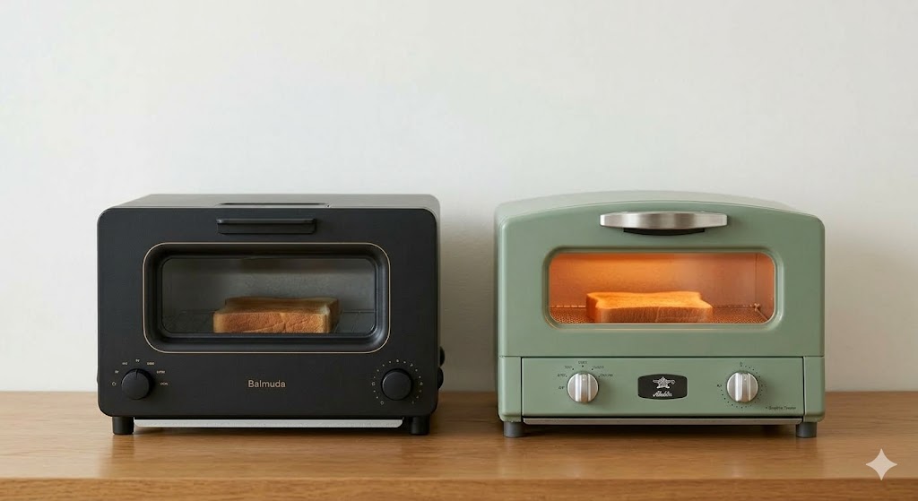 バルミューダとアラジンとの比較