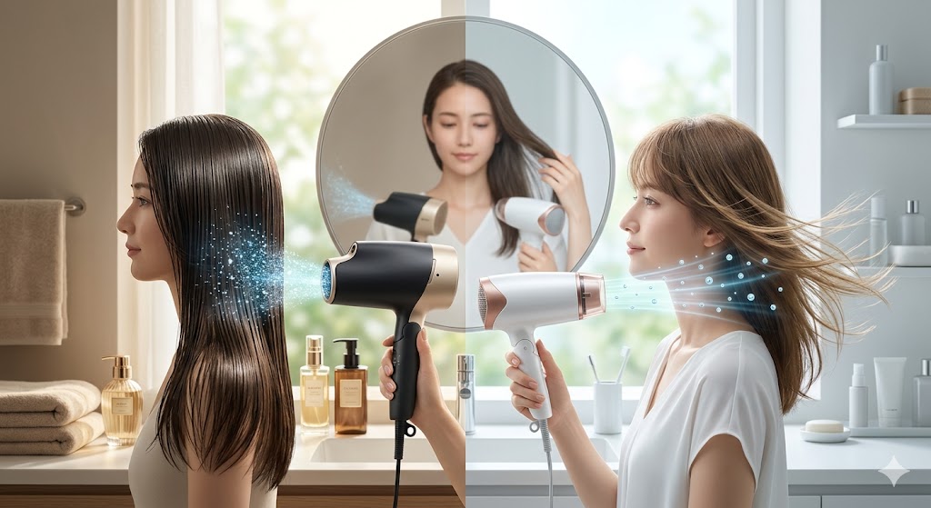 イオニティ ナノケア 違いを徹底比較｜2026最新パナソニック ドライヤーの口コミと選び方のイメージ図