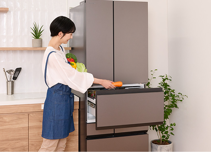 真ん中野菜室の説明図